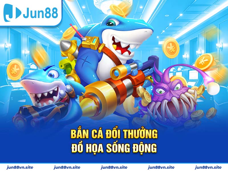 Bắn cá đổi thưởng với đồ họa sống động như thật