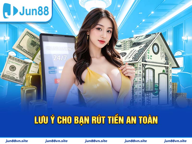 Hướng dẫn và lưu ý khi rút tiền tại Jun88